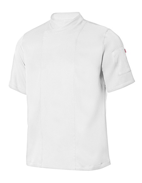 CHAQUETA COCINA MICROFIBRA MC. BLANCO TALLA 
XS-3XL